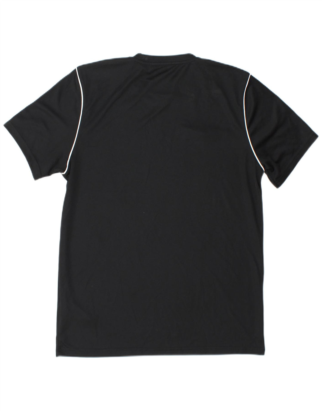 Nike Herre Dri Fit Slim Fit T-shirt Top Stor sort polyester