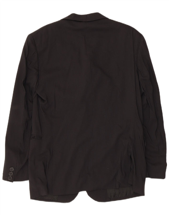 BIKKEMBERGS Herre 2-knaps blazerjakke IT 50 Stor sort viskose