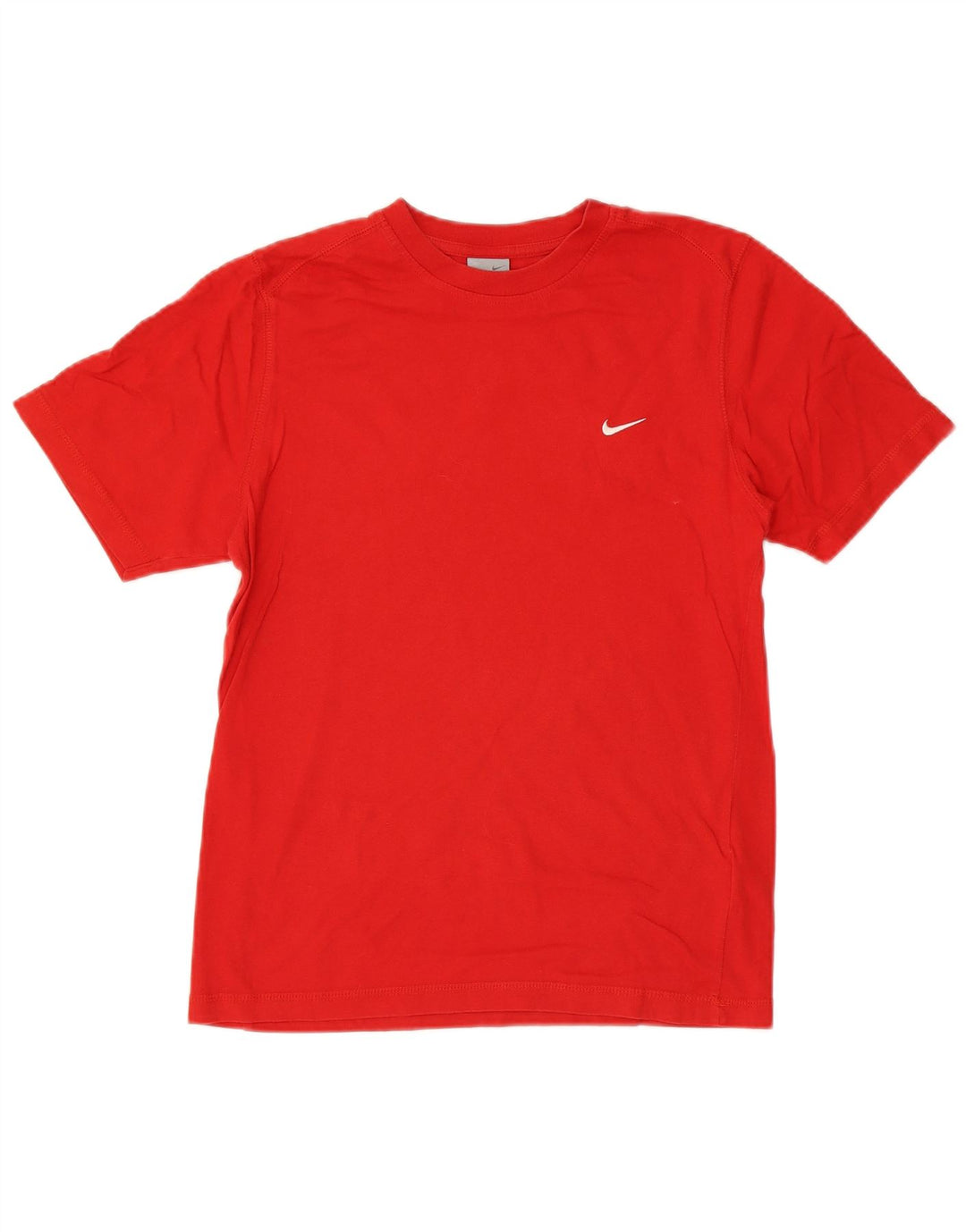 Nike T-shirt top til mænd UK 36/38 Lille rød bomuld