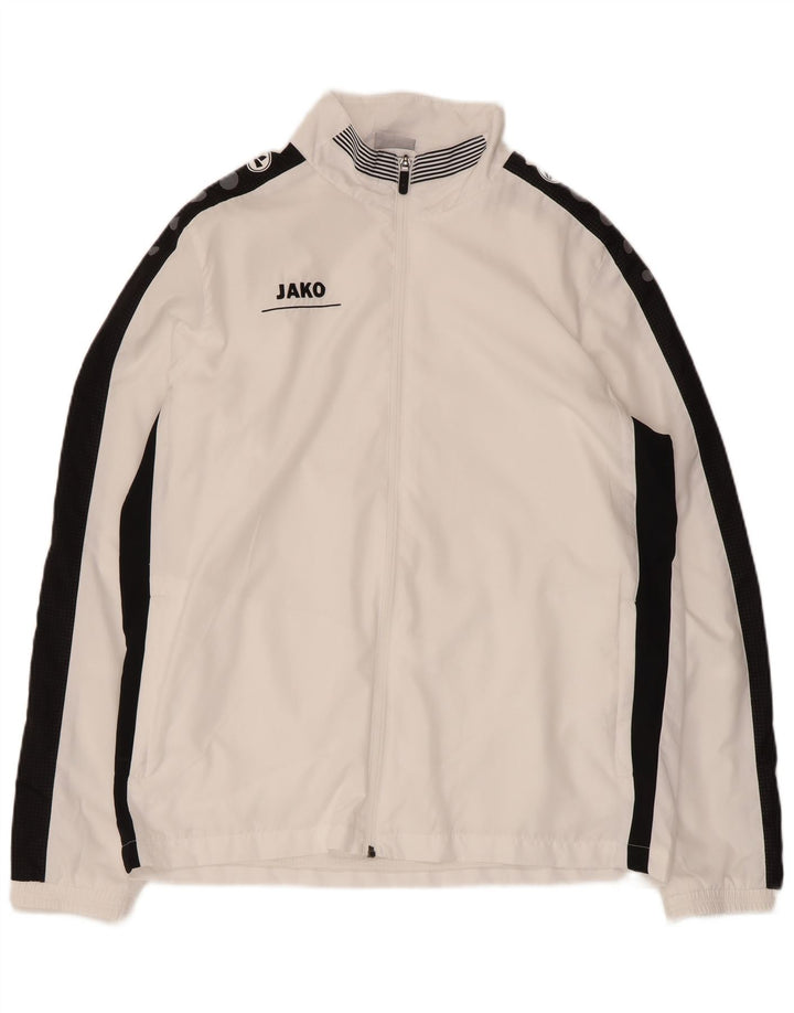 Jako Herre grafisk træningsdragt Topjakke Medium White Colourblock Polyester