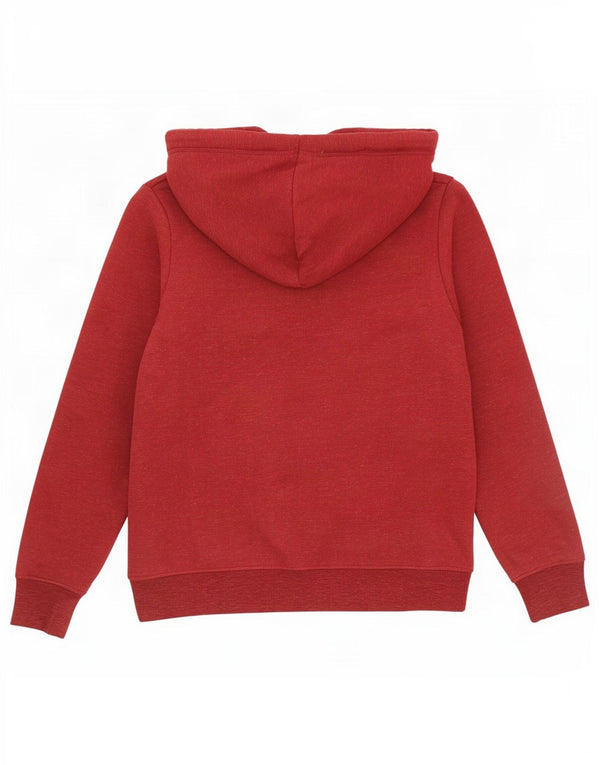 Superdry Dame Hættetrøje UK 12 Medium Bourgogne Bomuld