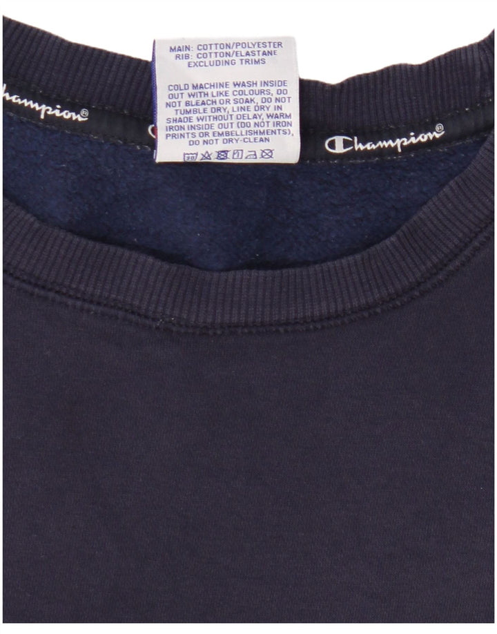 Champion Herre grafisk sweatshirt Jumper lille marineblå bomuld