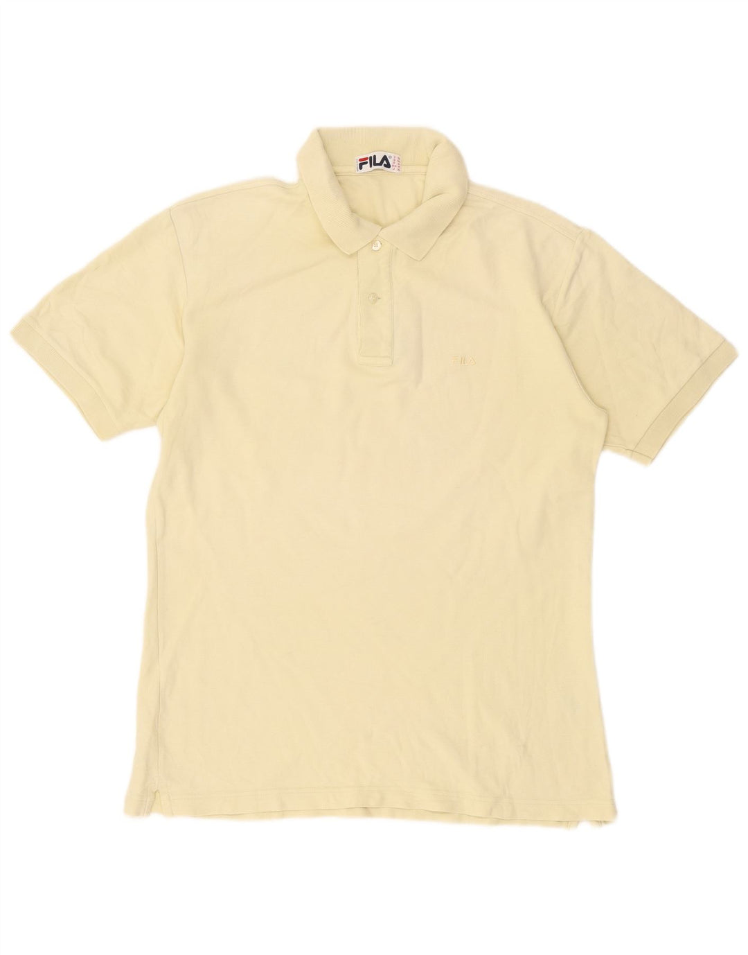 Fila Herre Polo Shirt IT 50 Stor Gul