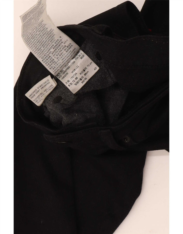 Levi's Herre 511 Slim Jeans W28 L32 Sort Bomuld