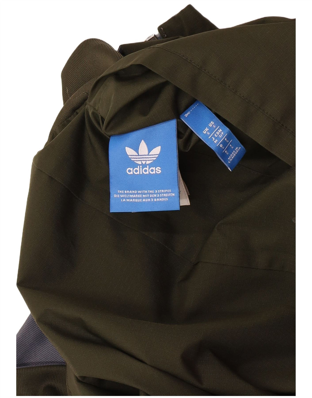 Adidas Herre Hooded Bomber Vendbar Jacket UK 36 Small Khaki Polyester