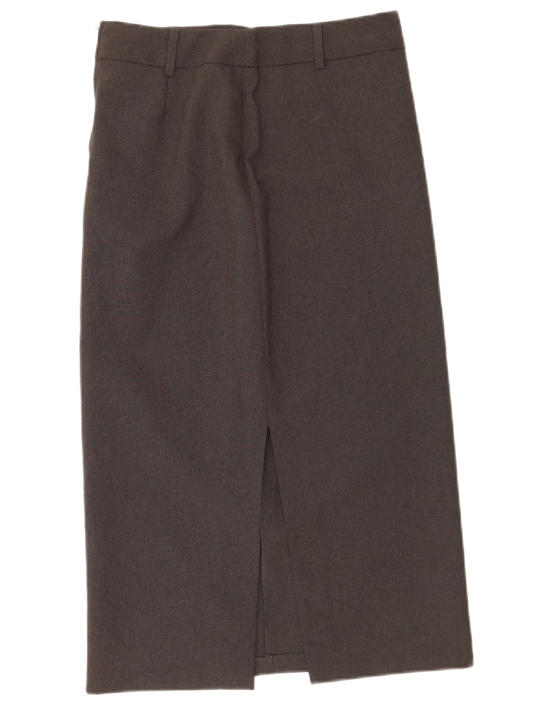 Benetton Midi lige nederdel til kvinder IT 40 Small W26 Grå polyester