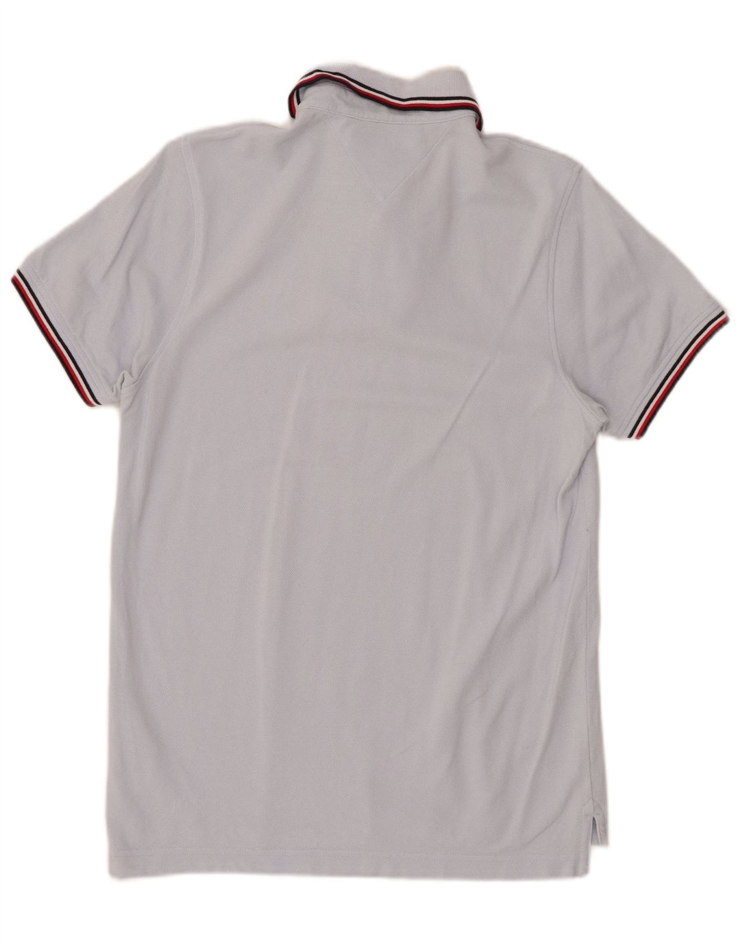 TOMMY HILFIGER Slim Fit poloshirt til mænd Lille blå bomuld