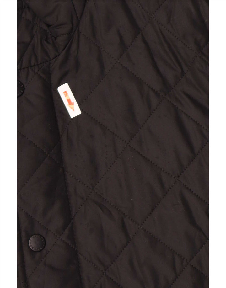 Barbour Herre quiltet jakke UK 38 Medium Sort Polyester