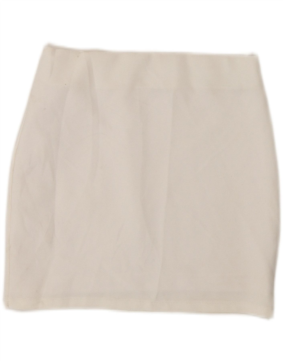 Zara Dame Mini Nederdel Small W26 Hvid Polyester