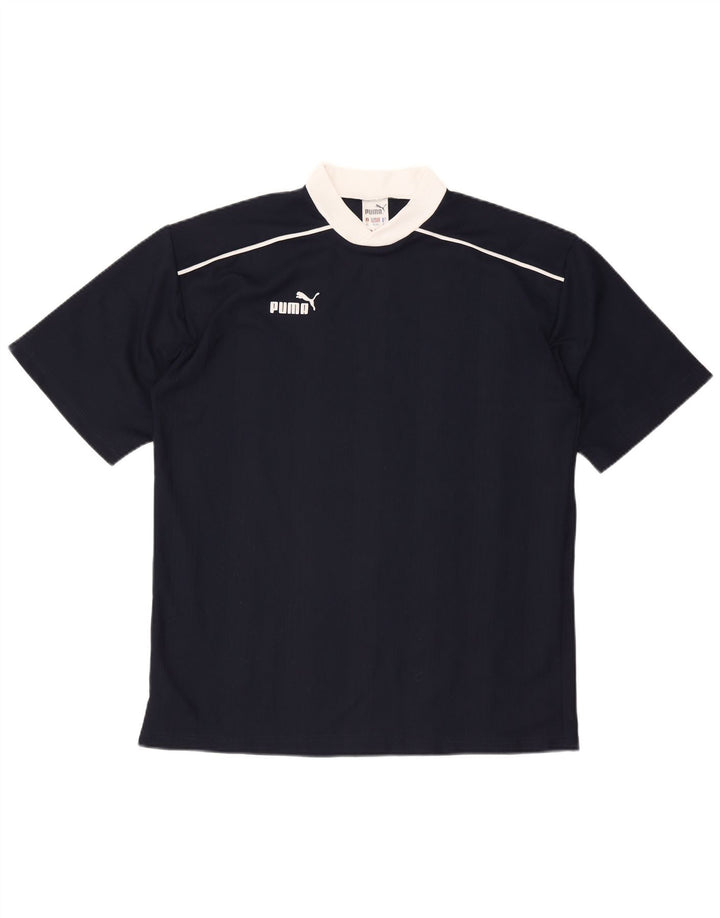 Puma herre T-shirt top XL marineblå