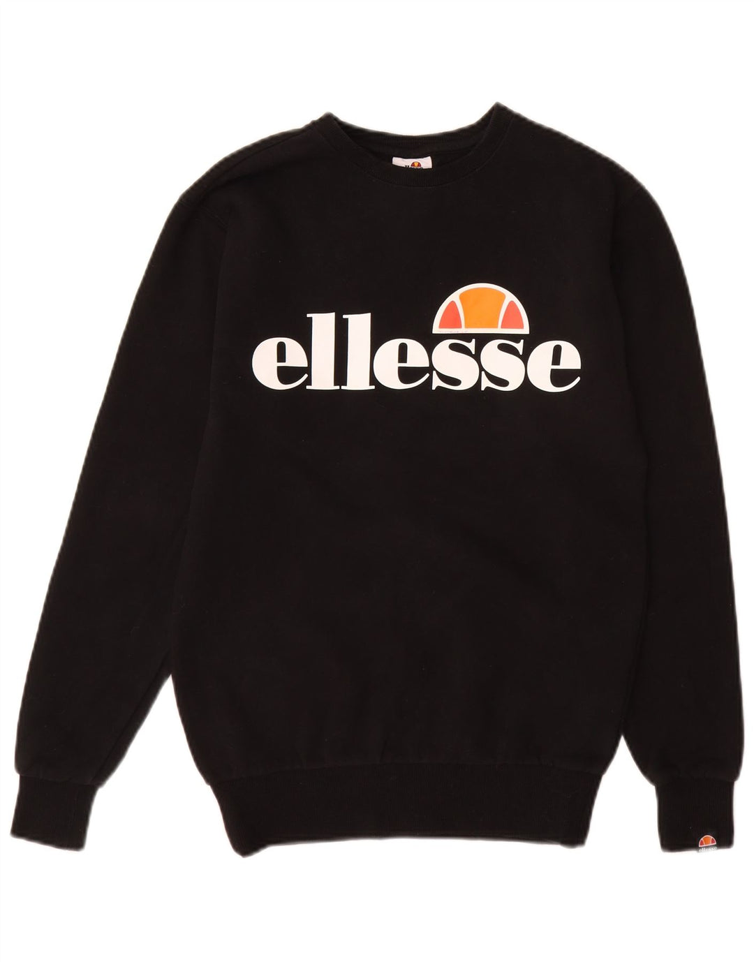 Ellesse Herre Grafisk Sweatshirt Jumper XS Sort Bomuld