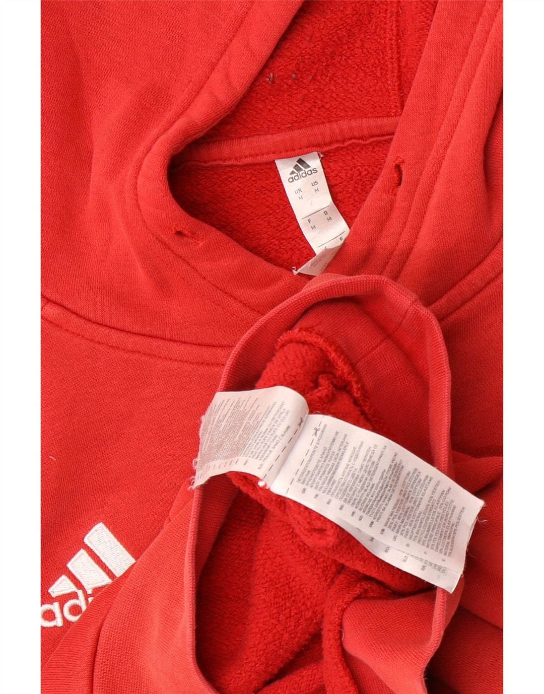 Adidas Herre hættetrøje Jumper Medium Rød Bomuld