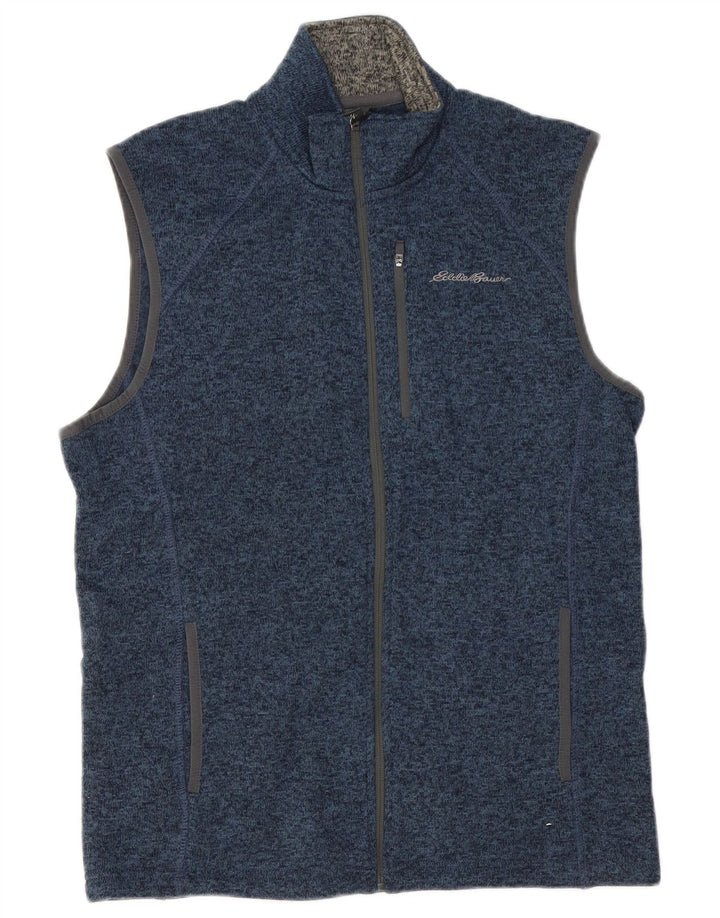 EDDIE BAUER Herre ærmeløs træningsdragt Topjakke Medium Blue Flecked