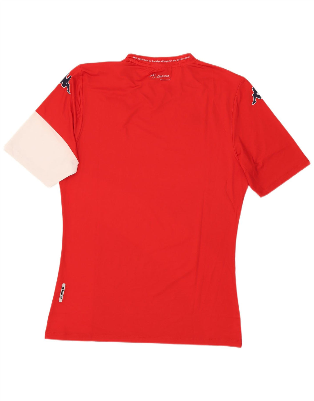 Kappa Herre Grafisk T-Shirt Top XL Rød Colourblock Polyester