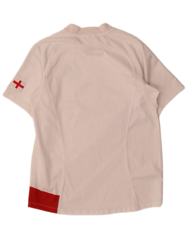 Nike grafisk T-shirt top mellem hvid farveblok polyester
