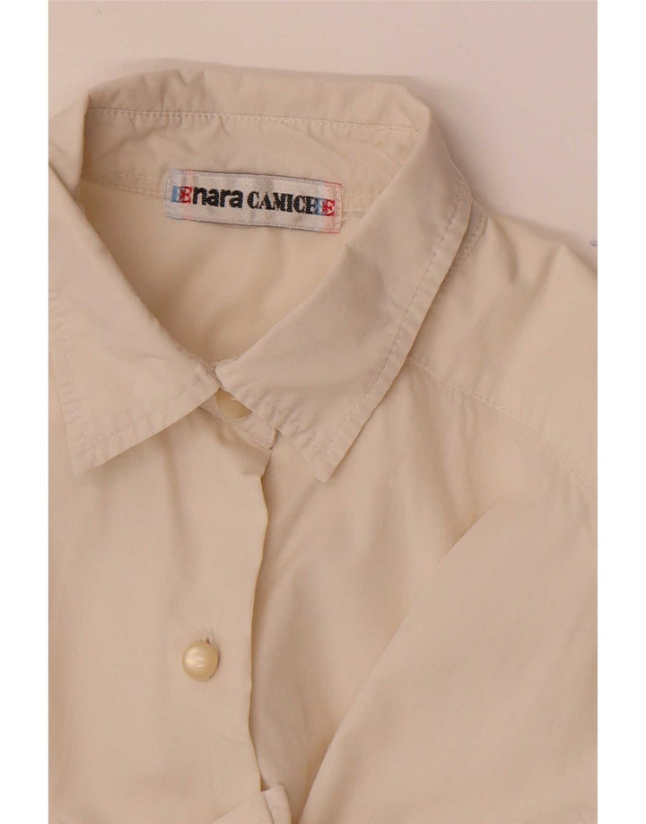 Enara Camicece Grafisk skjorte til kvinder UK 16 Large White