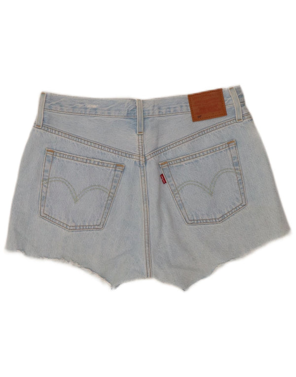 Levi's Dame 501 Denim Shorts Medium W30 Blå