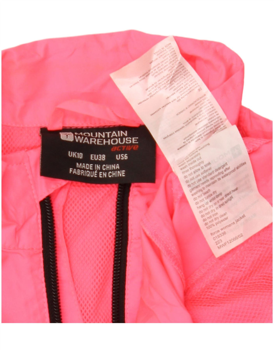 Mountain Warehouse Dame træningsdragt Topjakke UK 10 Lille Pink Polyester
