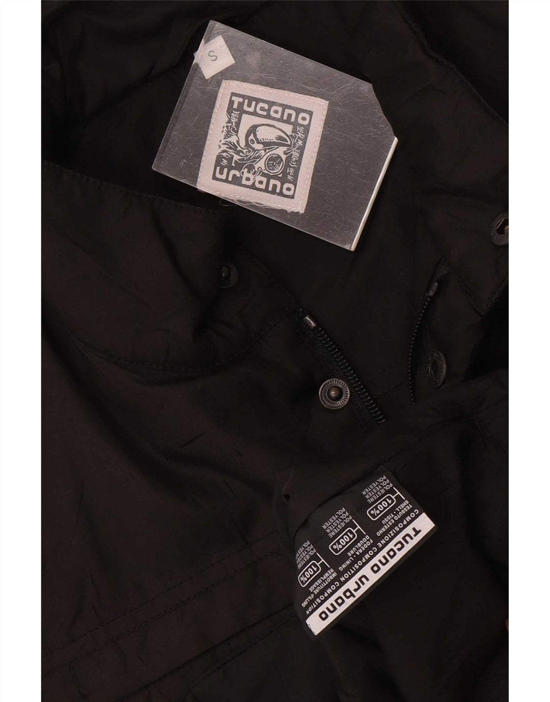Tucano Urbano Herre Polstret Gilet UK 36 Small Black Polyester
