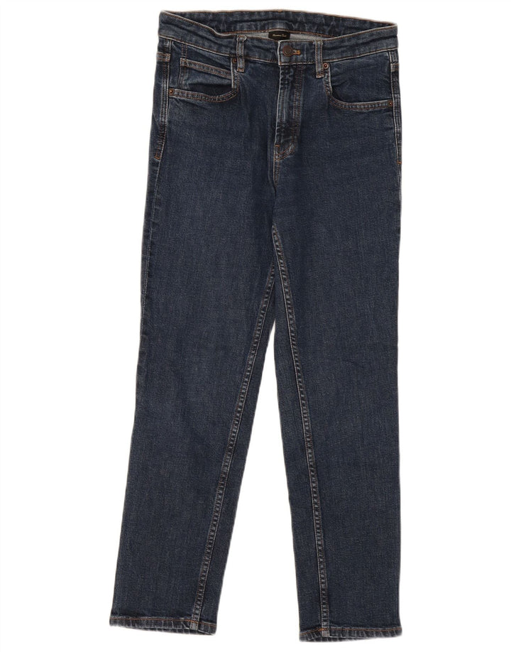 Massimo Dutti Dame Slim Jeans EU 38 Small W28 L26 Navy Blue