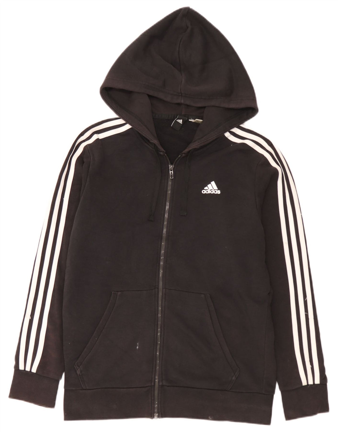 Adidas Hættetrøje med lynlås til mænd mellem sort