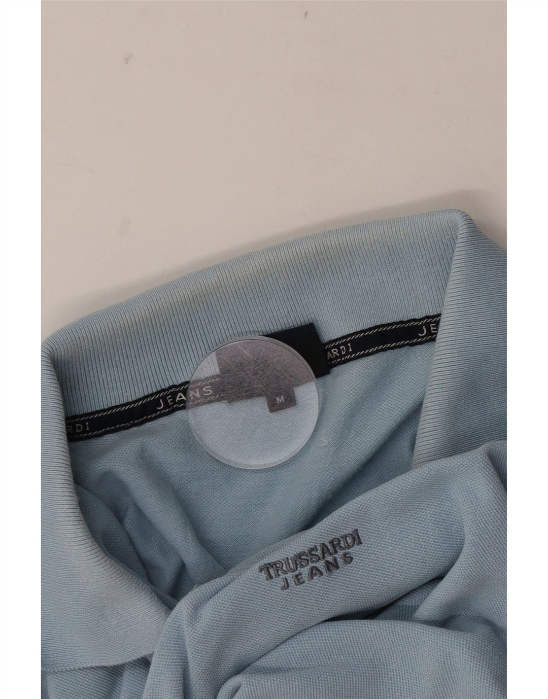 Trussardi Jeans Herre poloshirt Medium Blue