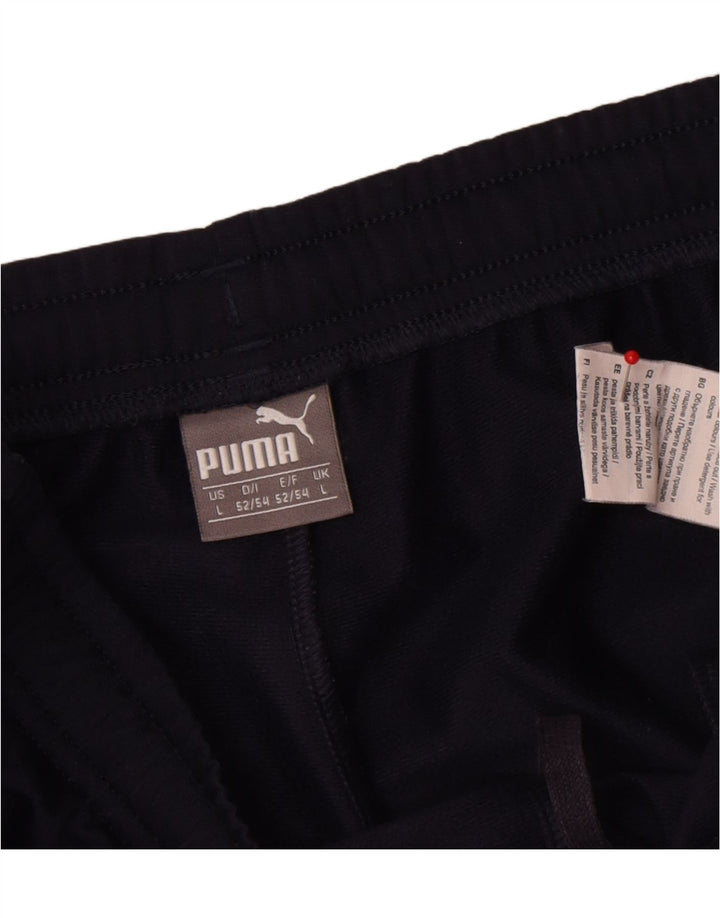 Puma Herre træningsdragt Bukser Joggers Large Navy Blue Polyester