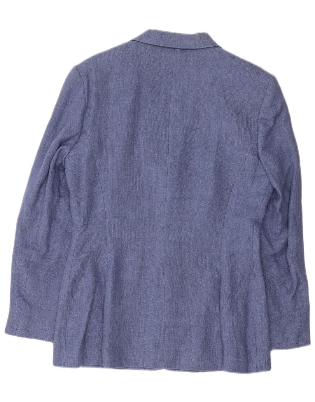 Monsoon Womens 3-knaps 2-delt nederdelsæt UK 10 Small W26 Blue Linen