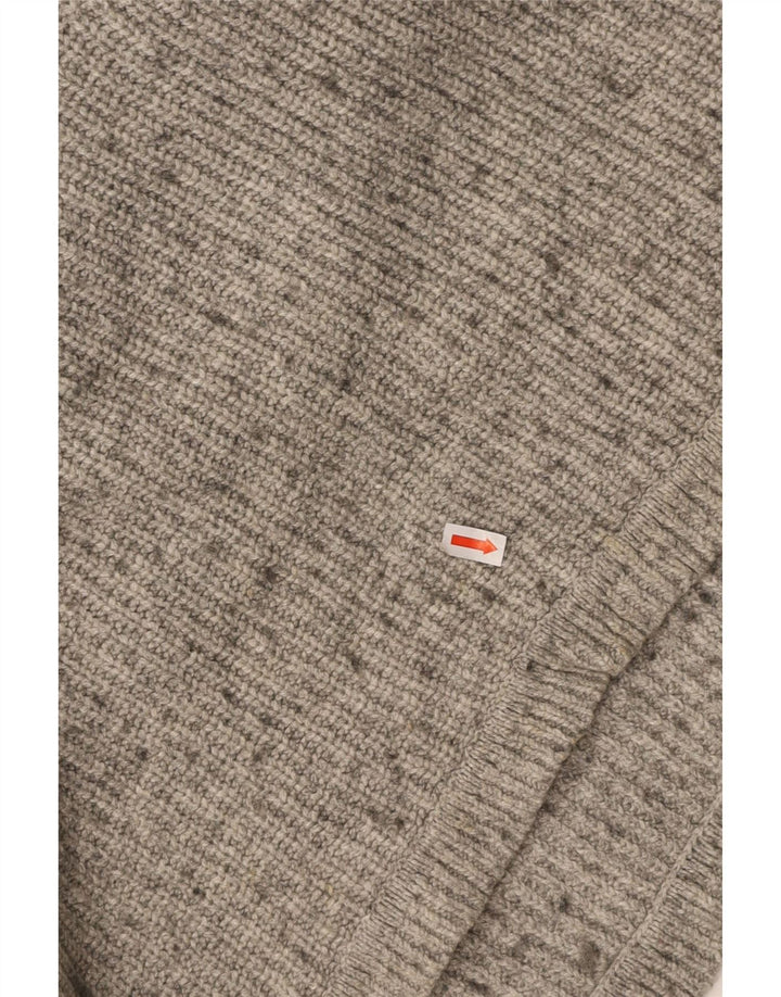 FRENCH CONNECTION Womens Turtle Neck Jumper Sweater UK 14 Medium Grey