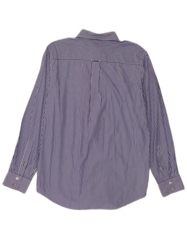 Crew Clothing Herre Classic Fit skjorte Medium Blue Pinstripe Bomuld