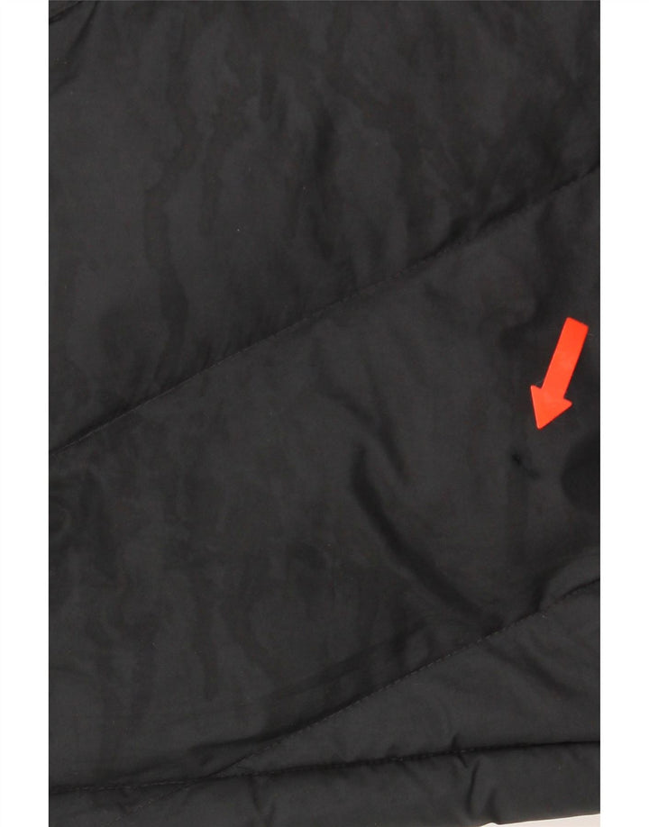 Nike drenge hættepolstret jakke 12-13 år stor sort polyester