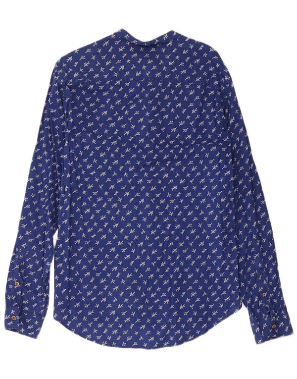 Benetton Herreskjorte XS Blue Floral