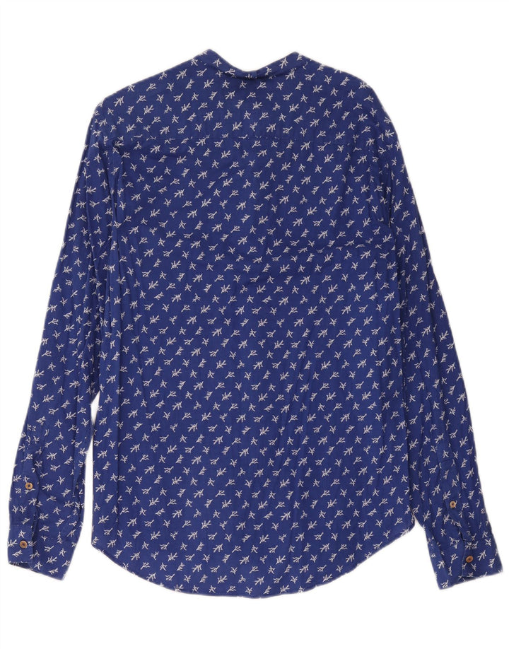 Benetton Herreskjorte XS Blue Floral
