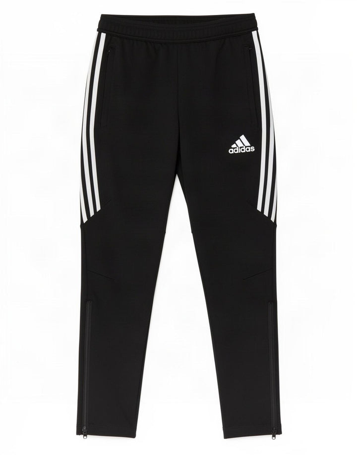 Adidas Womens Climalite træningsdragt Bukser UK 10 Small Black Polyester