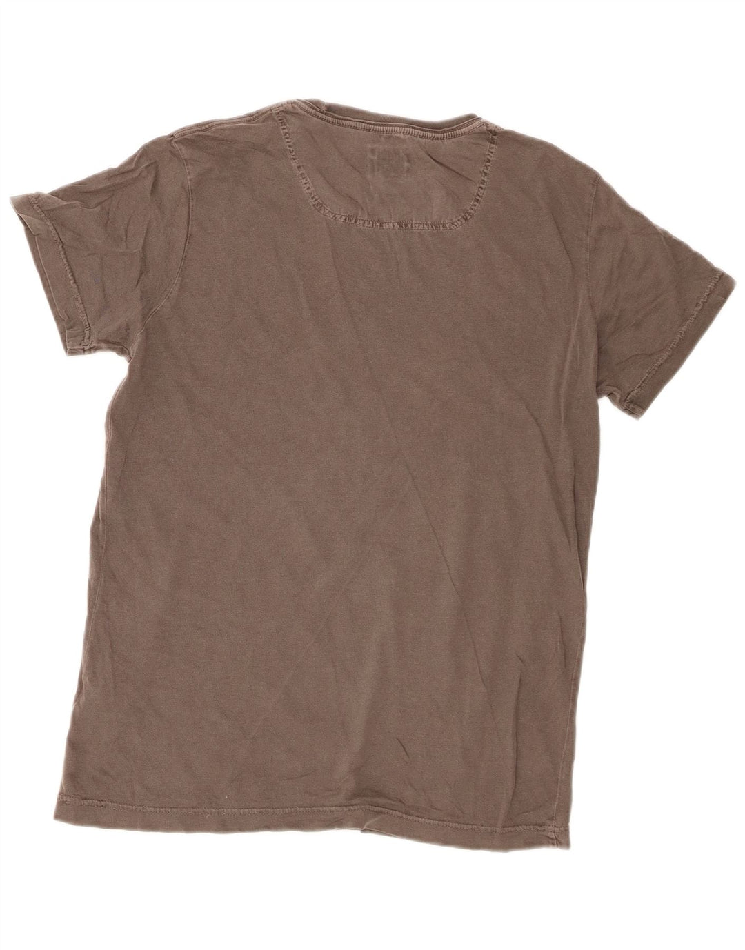 Diesel Herre grafisk T-shirt Top mellemgrå bomuld