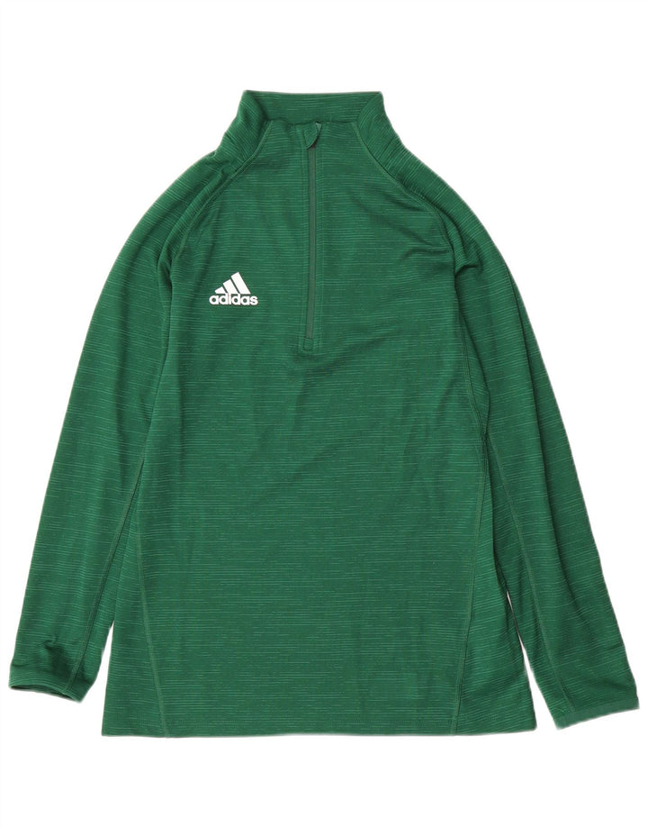 ADIDAS Aeroready Pullover Træningsdragt Top UK 8/10 Lille Grøn
