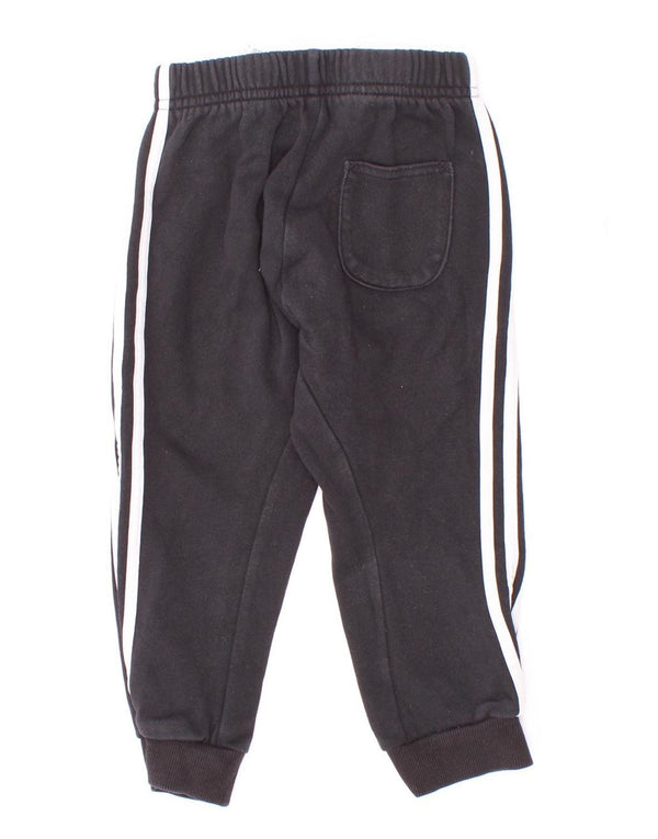 Adidas Baby Boys Joggers træningsdragt bukser 18-24 måneder sort bomuld