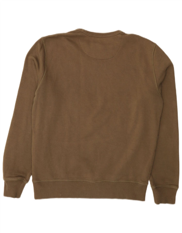 French Connection Herre Sweatshirt Jumper Stor Khaki Bomuld