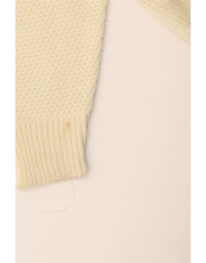 Vintage dame cardigan sweater UK 14 Medium Beige