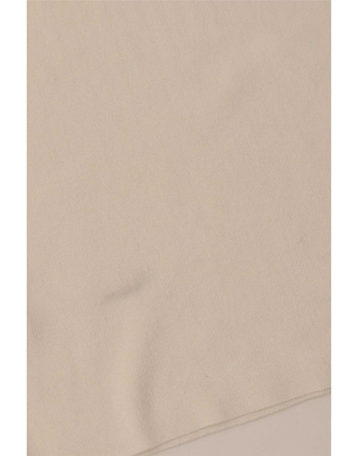 Topshop Dame Crop Halter Top UK 8 Small White Viscose