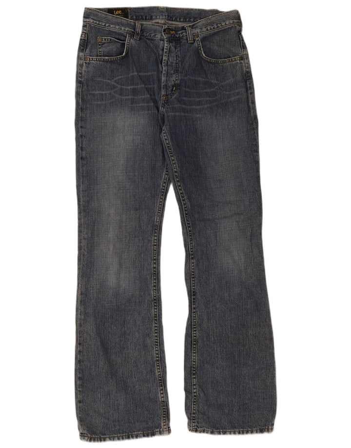 Lee Herre Denver Bootcut Jeans W34 L34 Marineblå Bomuld