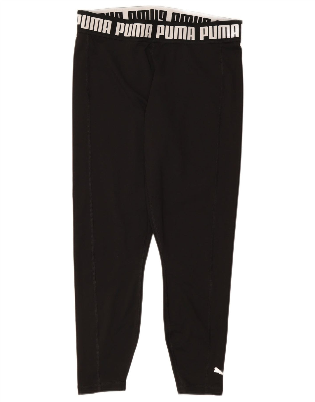 Puma Graphic Crop Leggings til kvinder UK 14 Large Black
