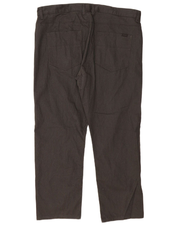 CALVIN KLEIN Herre Slim Fit Casual Bukser W36 L30 Sort Bomuld