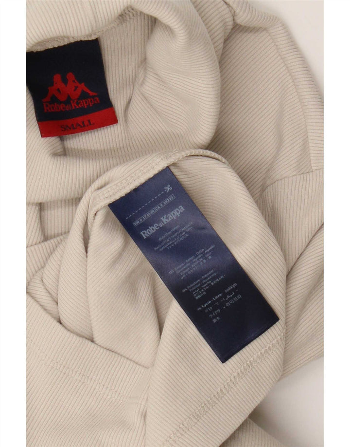Kappa Dame Top Langærmet UK 10 Small Beige Bomuld