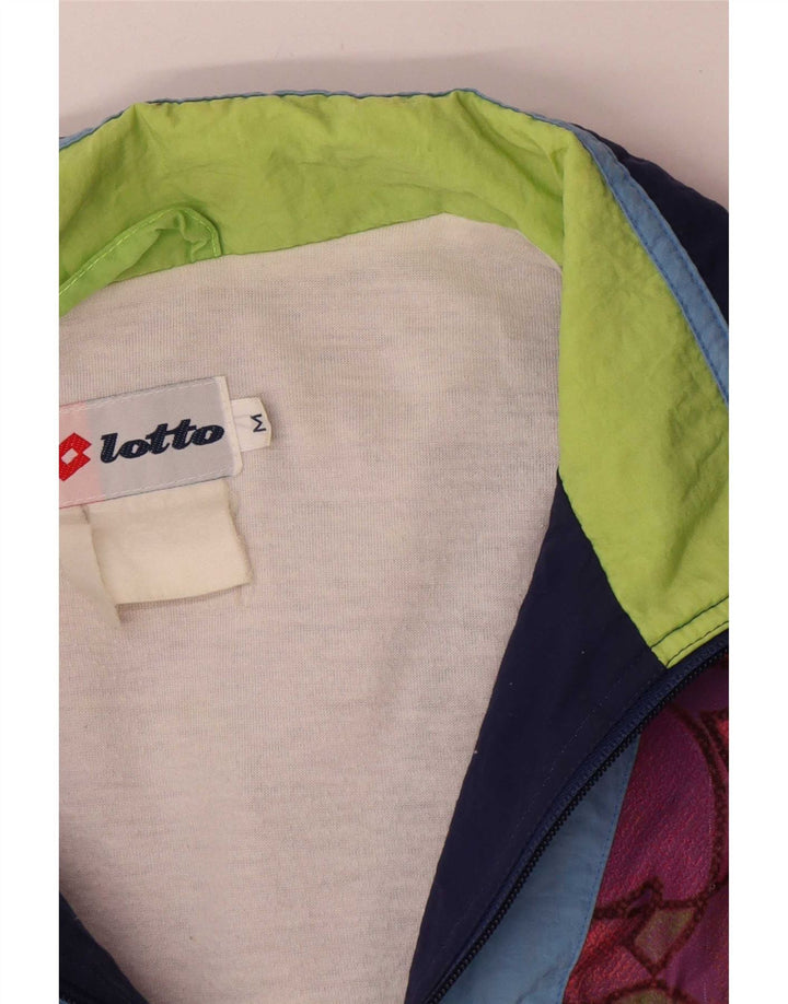 Lotto Herre grafisk træningsdragt Topjakke Medium Navy Blue Colourblock