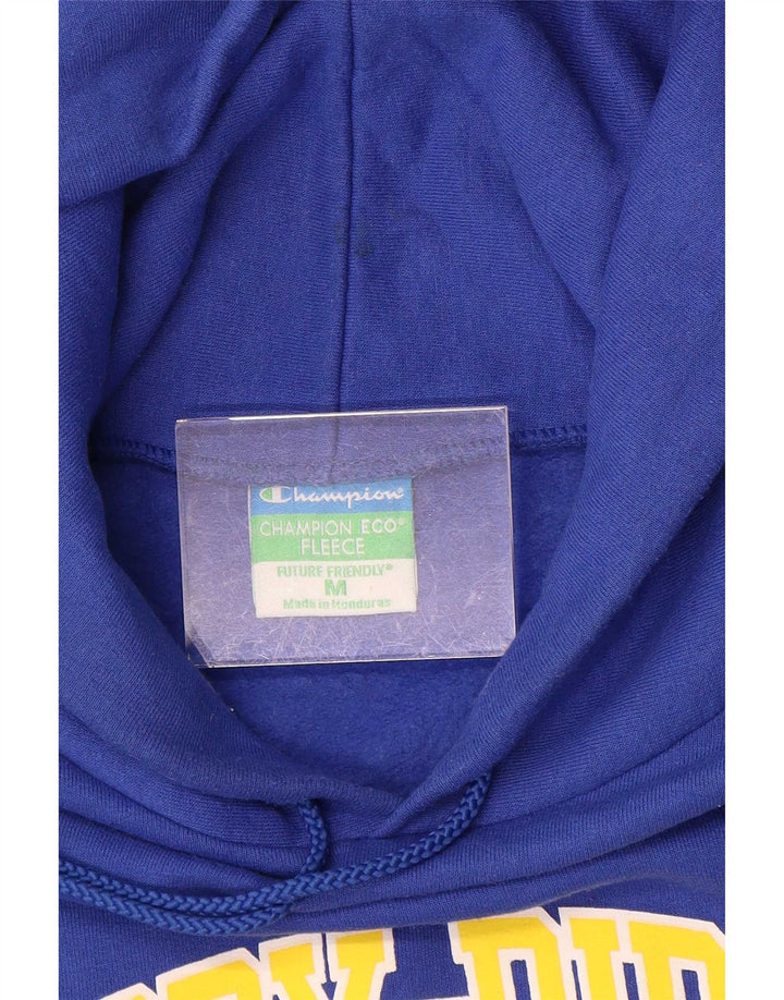 Champion Herre grafisk hættetrøje Jumper Medium Blue Bomuld