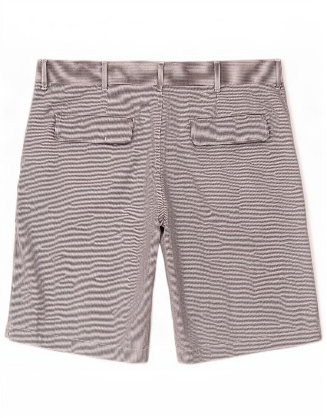 Benetton Herre Casual Shorts IT 48 Medium W38 Blå Stribet