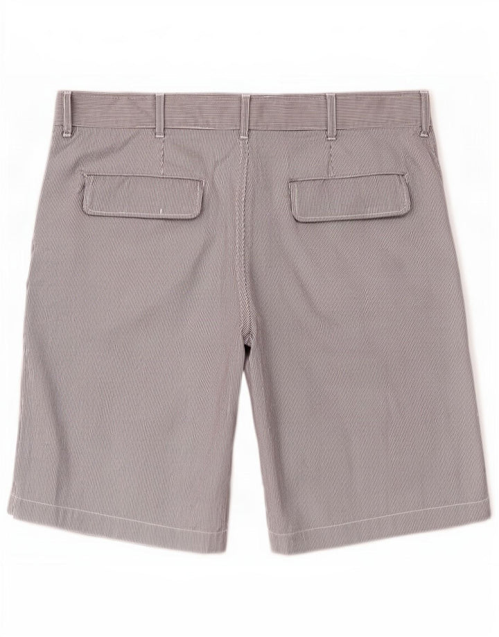 Benetton Herre Casual Shorts IT 48 Medium W38 Blå Stribet