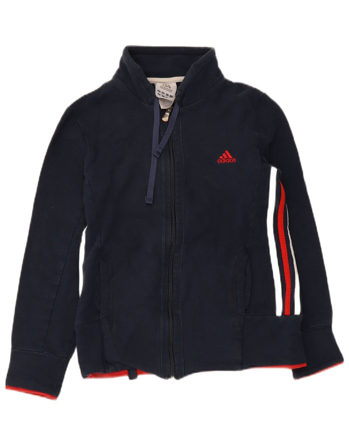 Adidas drenge Regular Fit træningsdragt topjakke 9-10 år Lille marineblå