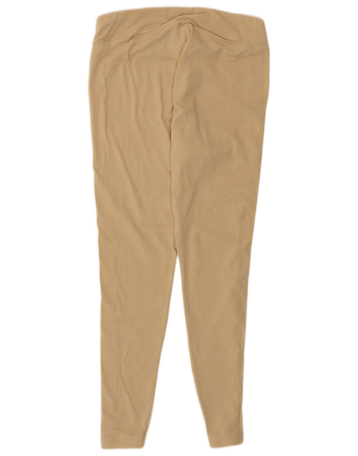 PUMA Womens Graphic Leggings UK 14 Large  Beige